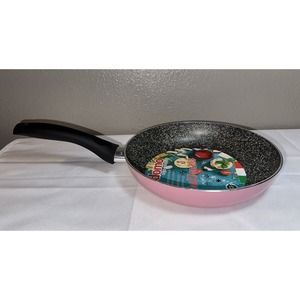 Domo Medditerannea Non Stick 9.5” Skillet Frying Pan Made in Italy Pink NWT